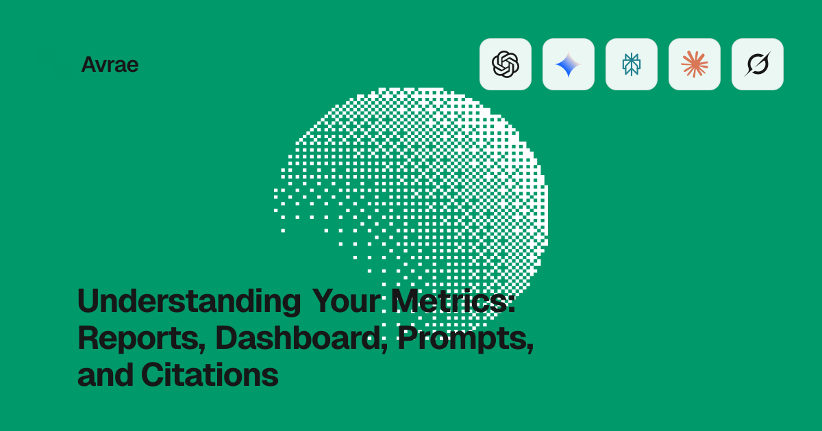 Understanding Your Metrics: Reports, Dashboard, Prompts, and Citations